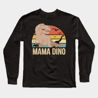 Mom Dino Gift For Mama in Mothers Day Long Sleeve T-Shirt